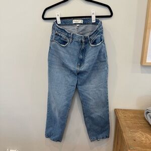 Abercrombie The ankle straight ultra high rise curve live Denim Jeans